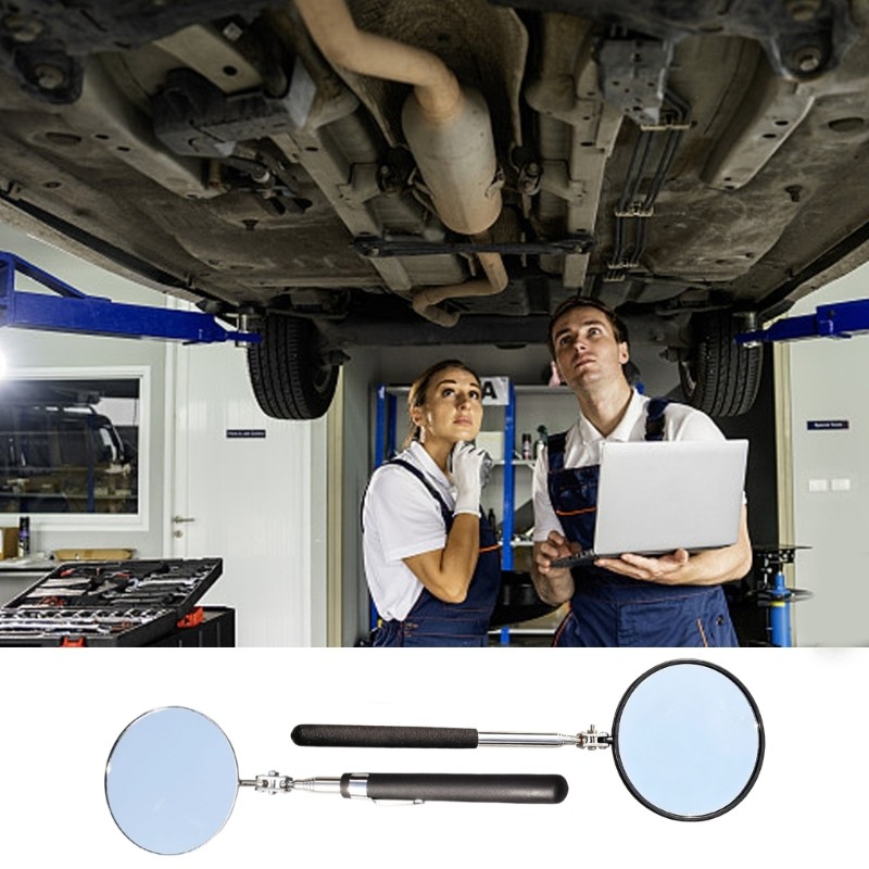 Extendable Auto Bottom Check Tool Car Underbody Inspection Mirror Mechanics Tool