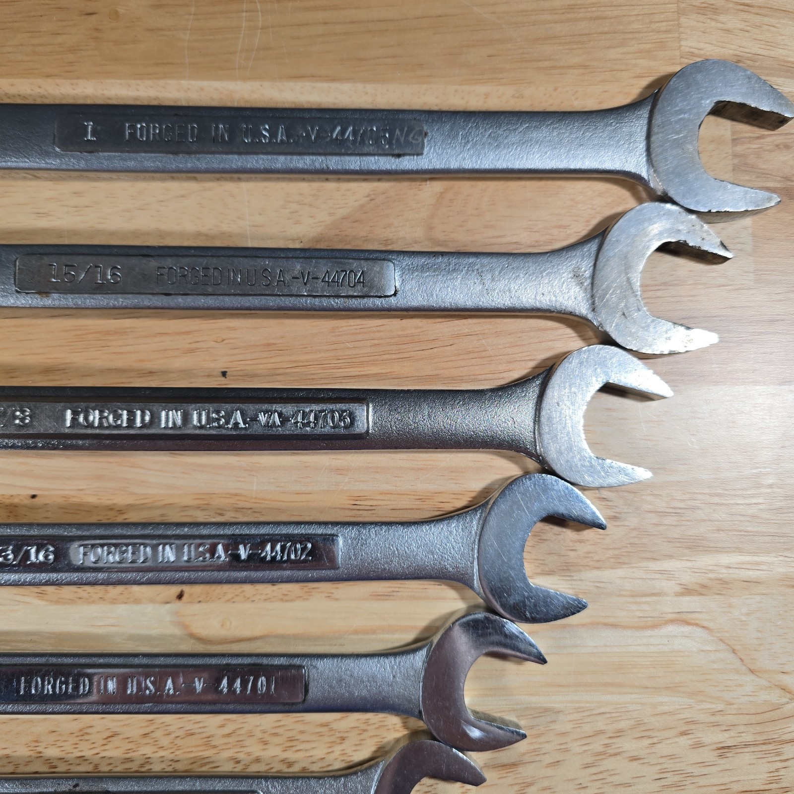 Vintage Craftsman 14pc SAE Combination Wrench Set 12 Pt 1/4″ – 1″ USA V VV