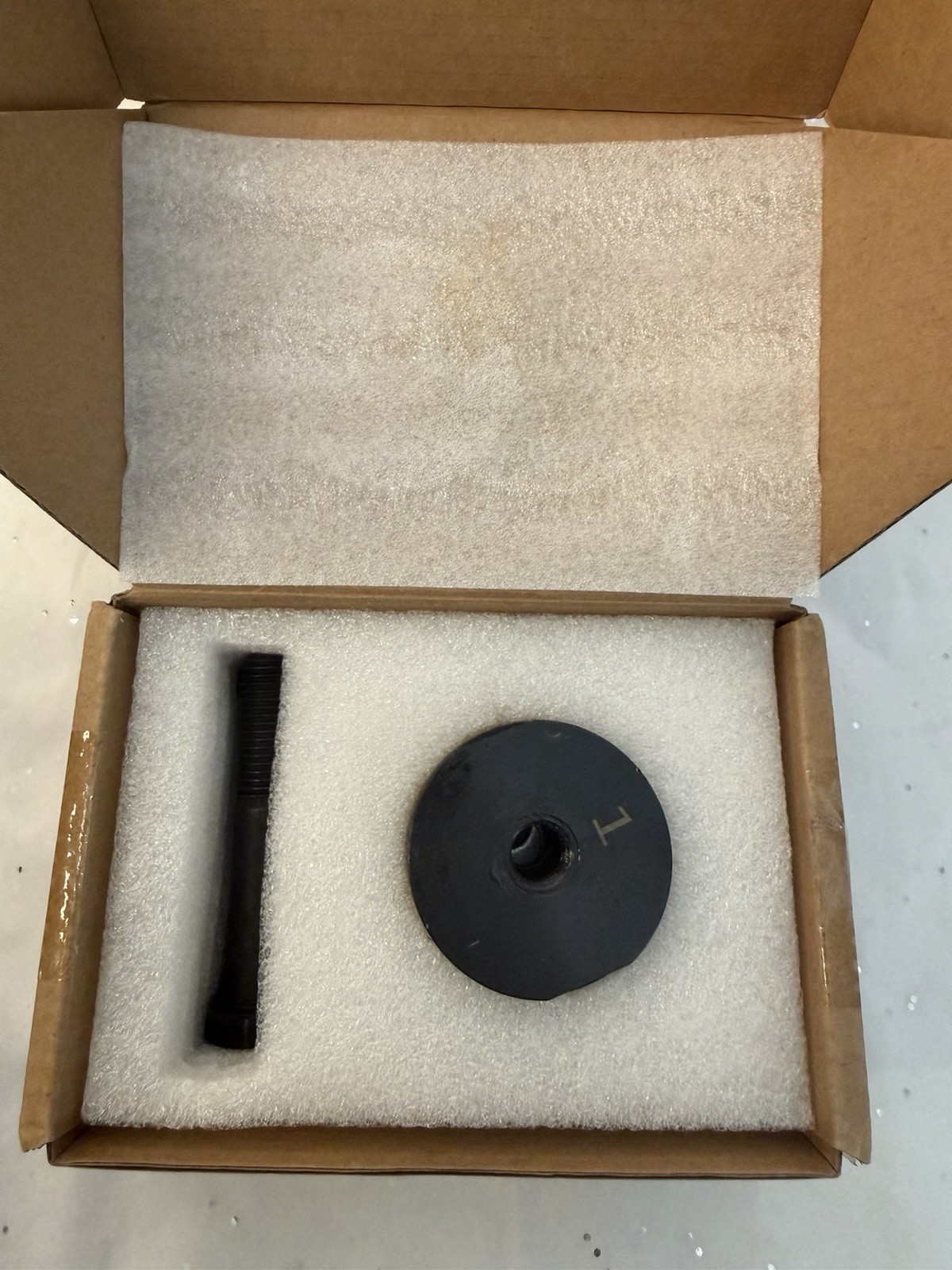 1” Hole Punch & Flare Tool Dimple Die Set Black Steel w/ Bolts & Washers
