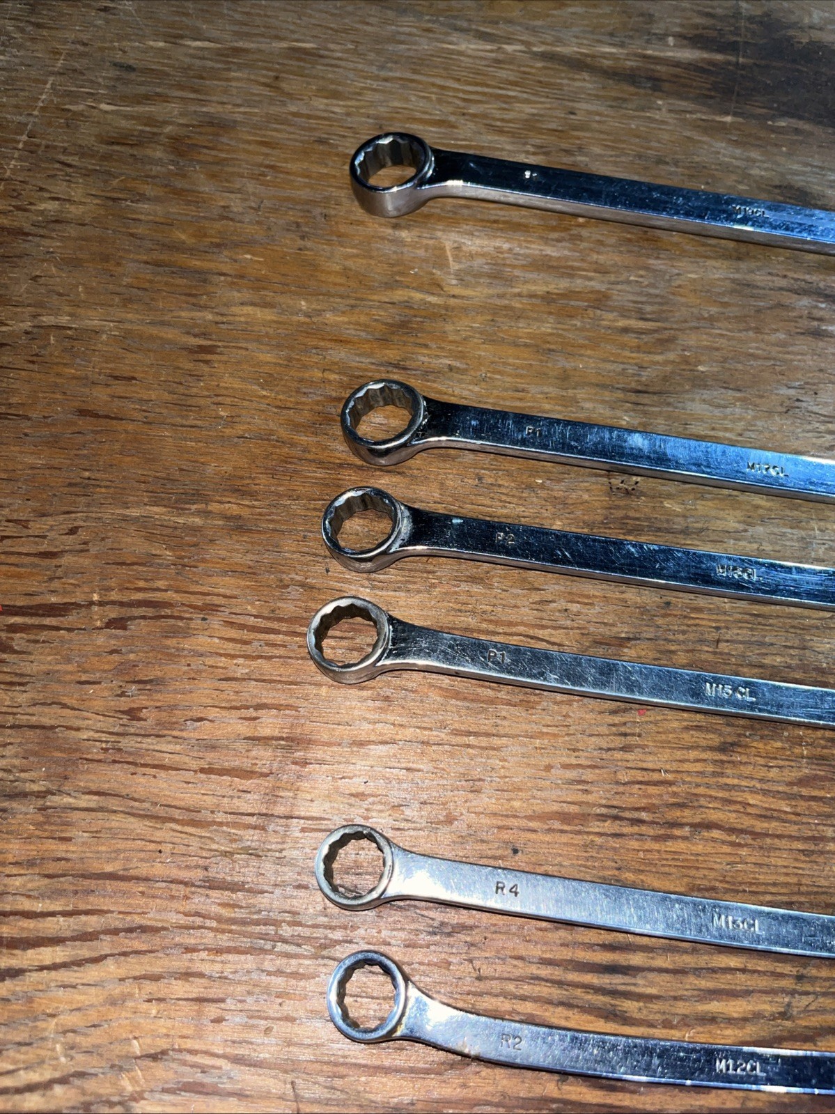 Mac Tools MCL 6pc 12pt Metric Wrench Set 12mm 13mm 15mm 16mm 17mm 19mm Read