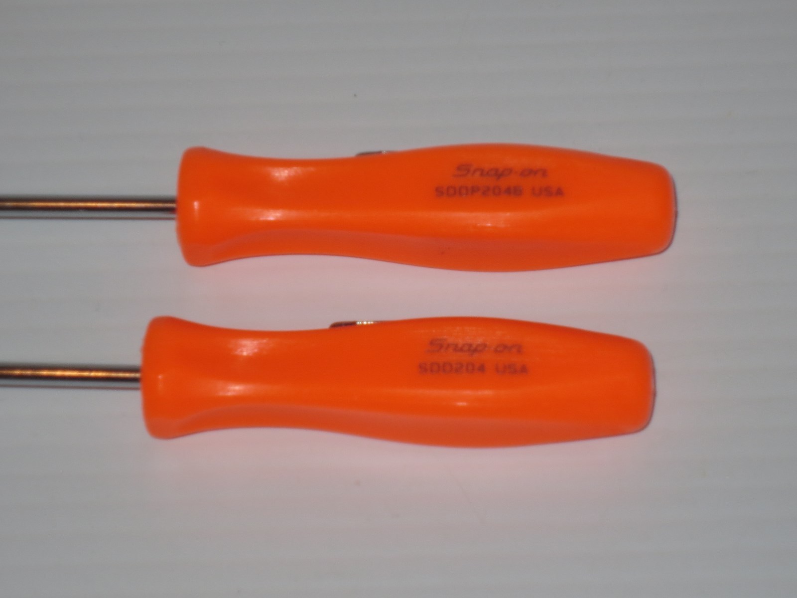 NEW Snap On Pocket Screwdrivers, SET, Orange, Mini Phillips & Flat Blade ~ NEW!
