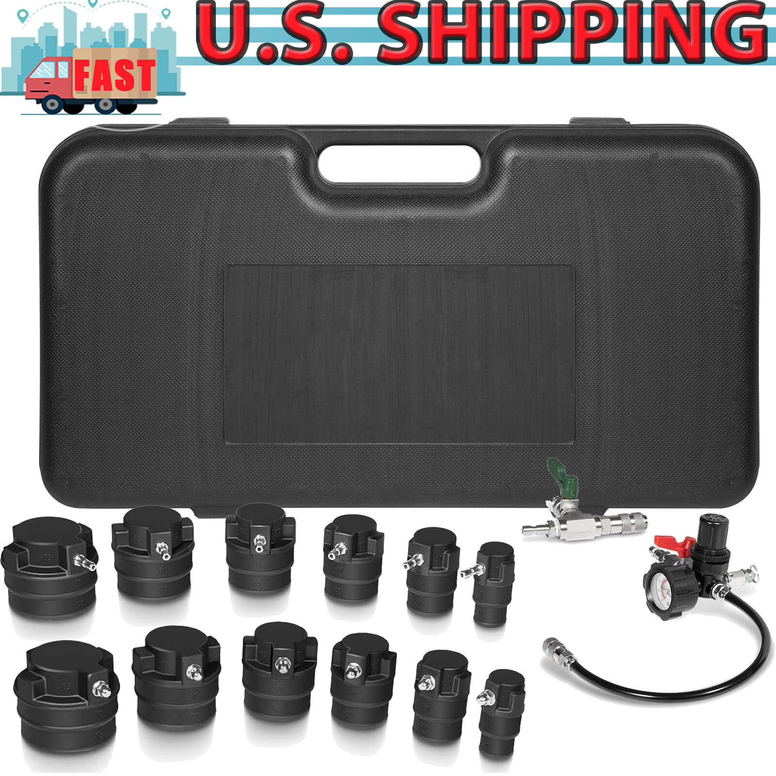 69910 Turbo Test Kit w/Smoke Adapter for Most Turbo Systems On Cars Light Trucks