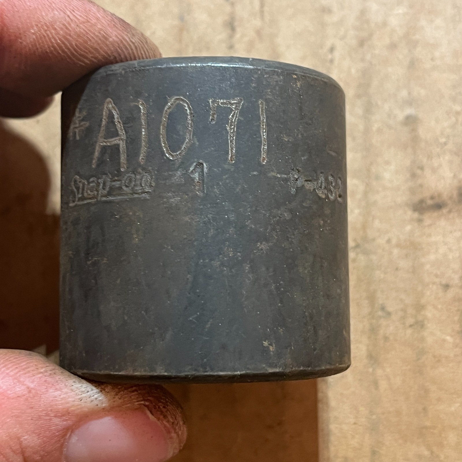 Snap-on P432 USA 1/2″ Drive Shallow Impact Socket 1” SAE Double Square 8 pt – C