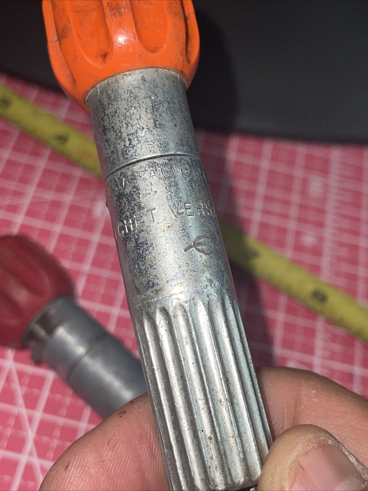 Vintage Ratchet Versa Socket Tool Set Driver Multi Head Ratcheting Phillips Flat