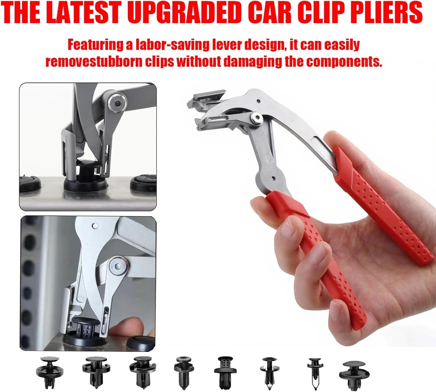 Auto Fastener Clip Removal Pliers Car Clip Pliers Trim & Door Panel Removal Tool
