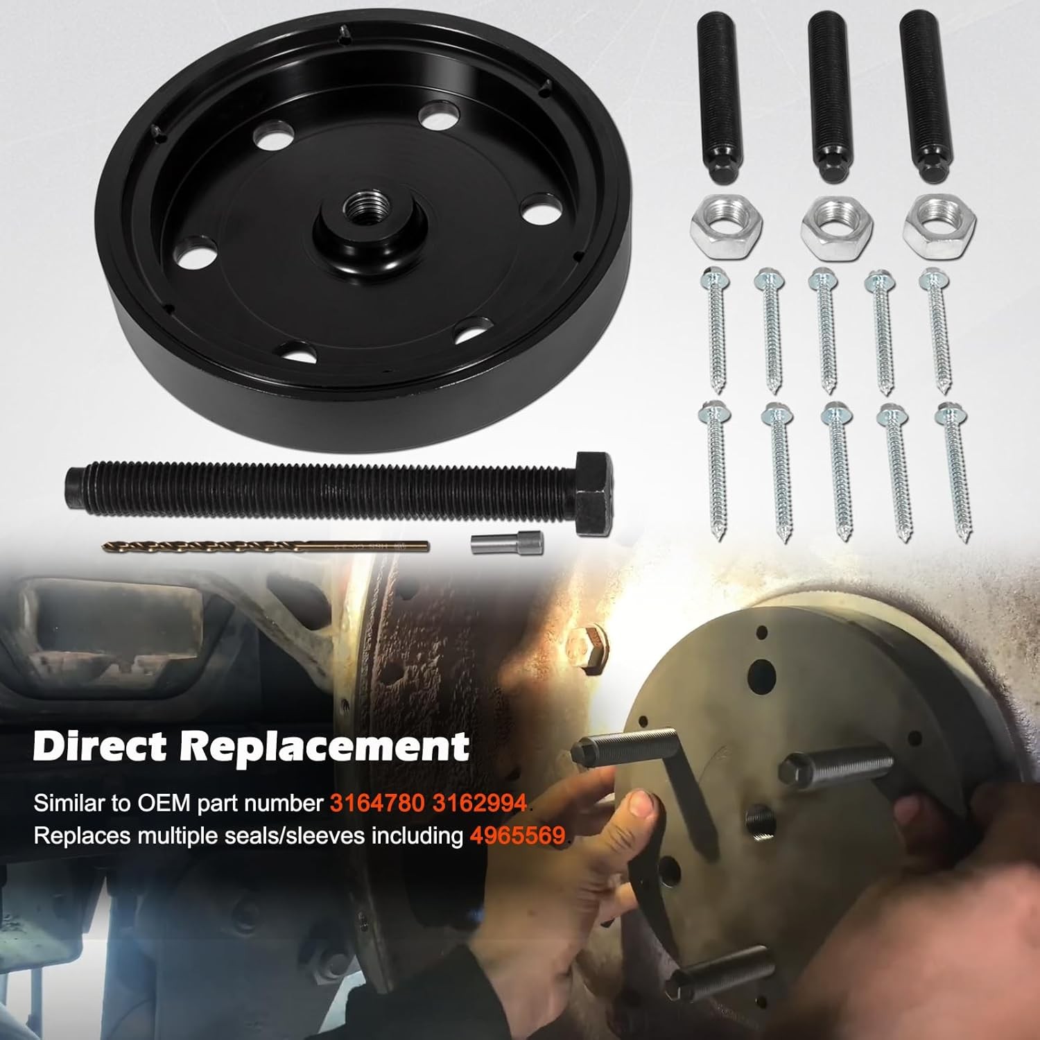 3164780 Crankshaft Rear Main Seal Wear Sleeve Installer Remover Tool for Cummins