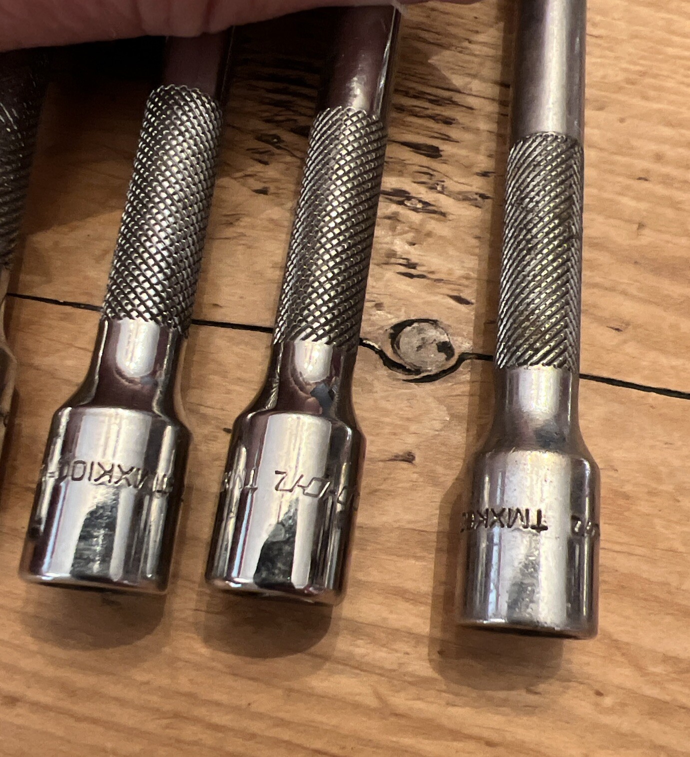 Snap On 6 pc 1/4″ Drive Knurled Extension Set Great Condition!