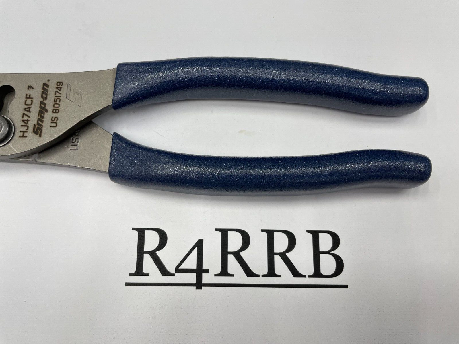 Snap-on Tools USA NEW POWER BLUE 2 Piece Soft Grip Pliers Lot Set 47ACF HJ47ACF