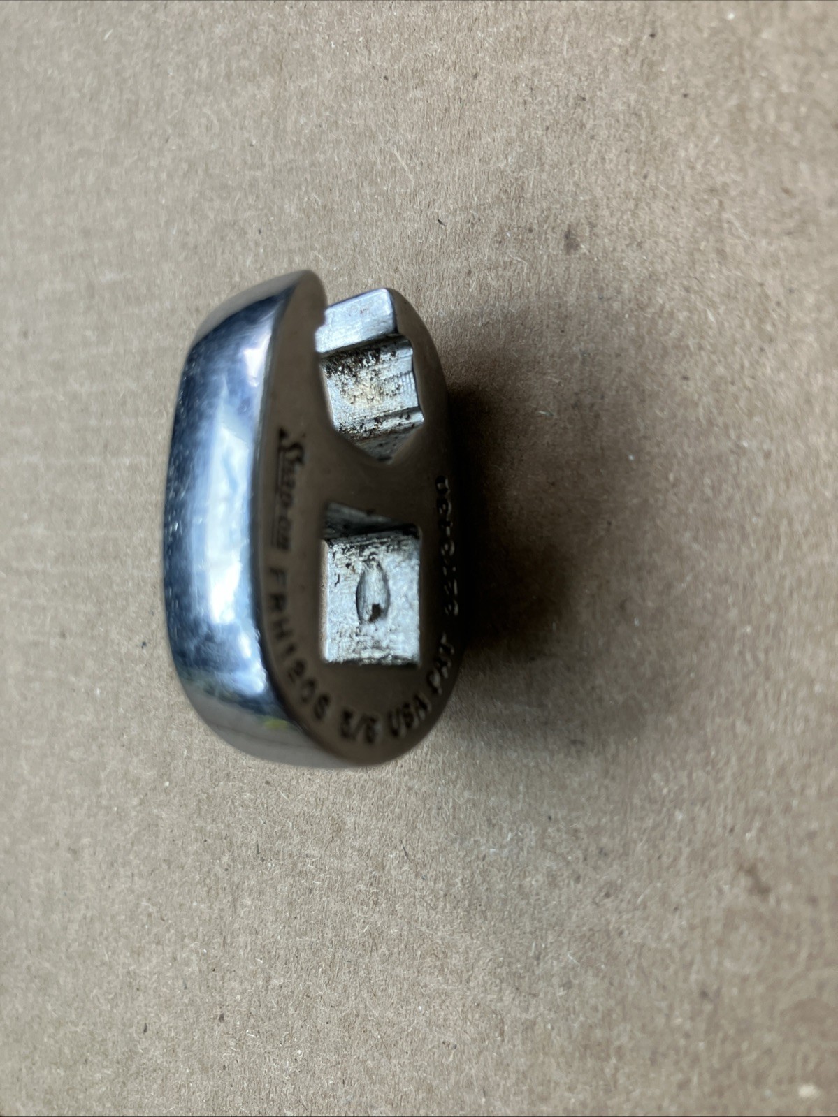 Snap-On Flare Nut Crowfoot Wrench FRH120S 3/8 Dr 6Pt SAE 3/8 Flank Dr USA