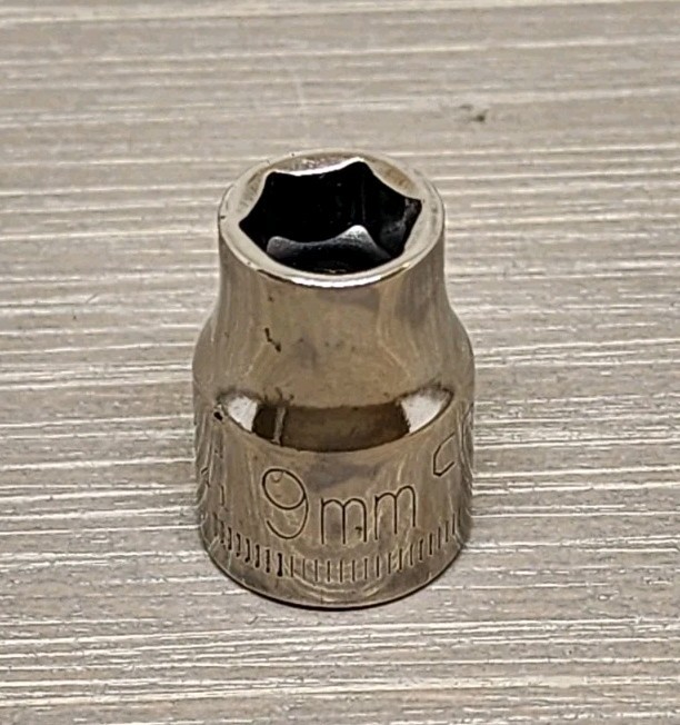 Craftsman USA 9mm Socket 6 Point 3/8″ Drive Inverted G 43541