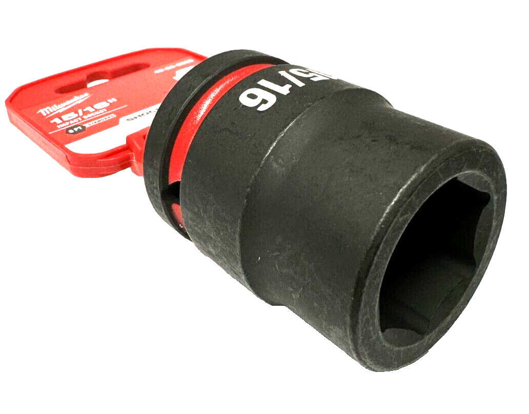Milwaukee 49-66-6306 3/4″ Drive Standard Length Impact Socket 15/16″ 6 Point