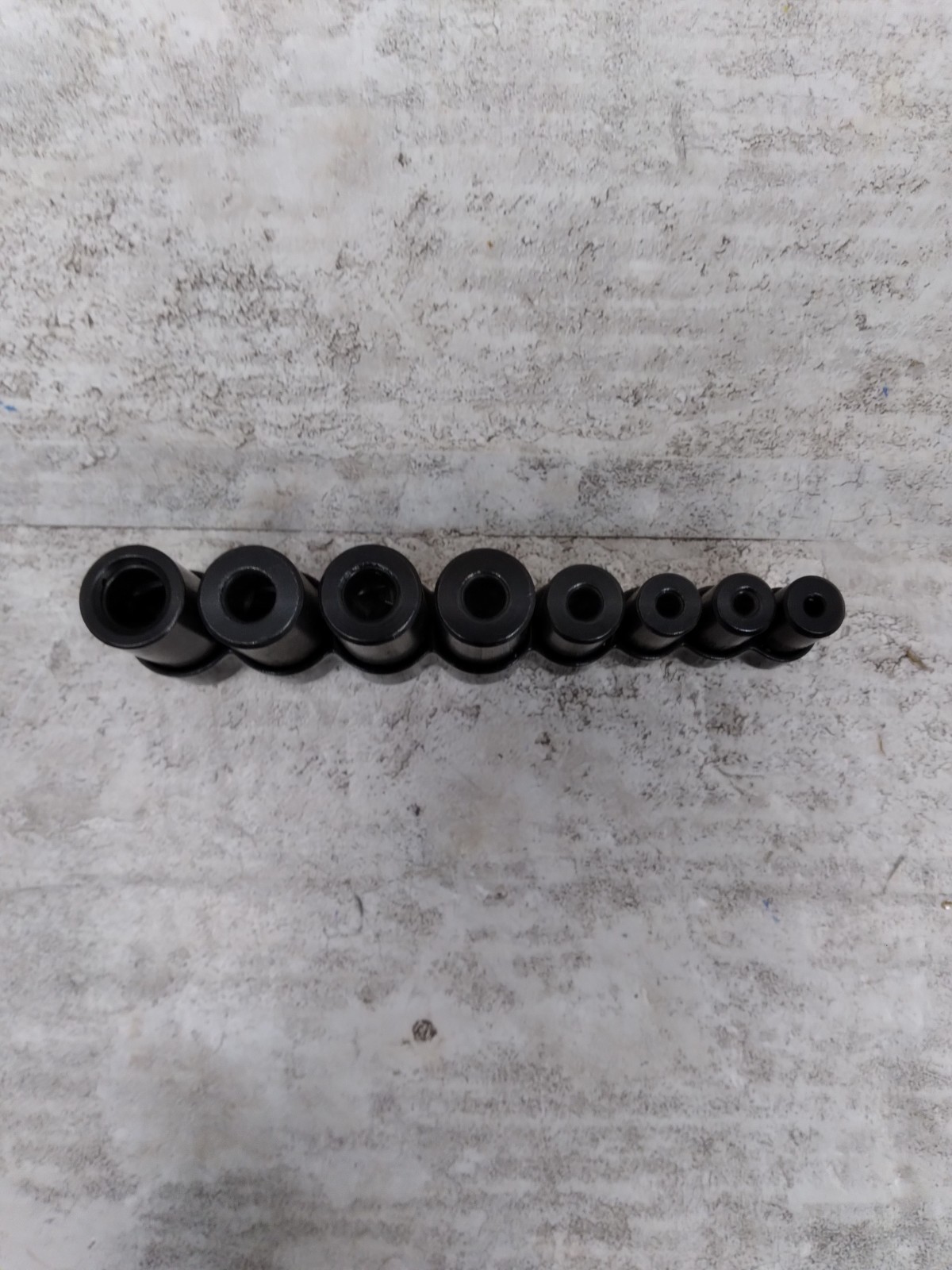 Lisle Tools USA Tap Socket Set 1/4″ 3/8″ Drive w/ Holder 70500 8pcs USED
