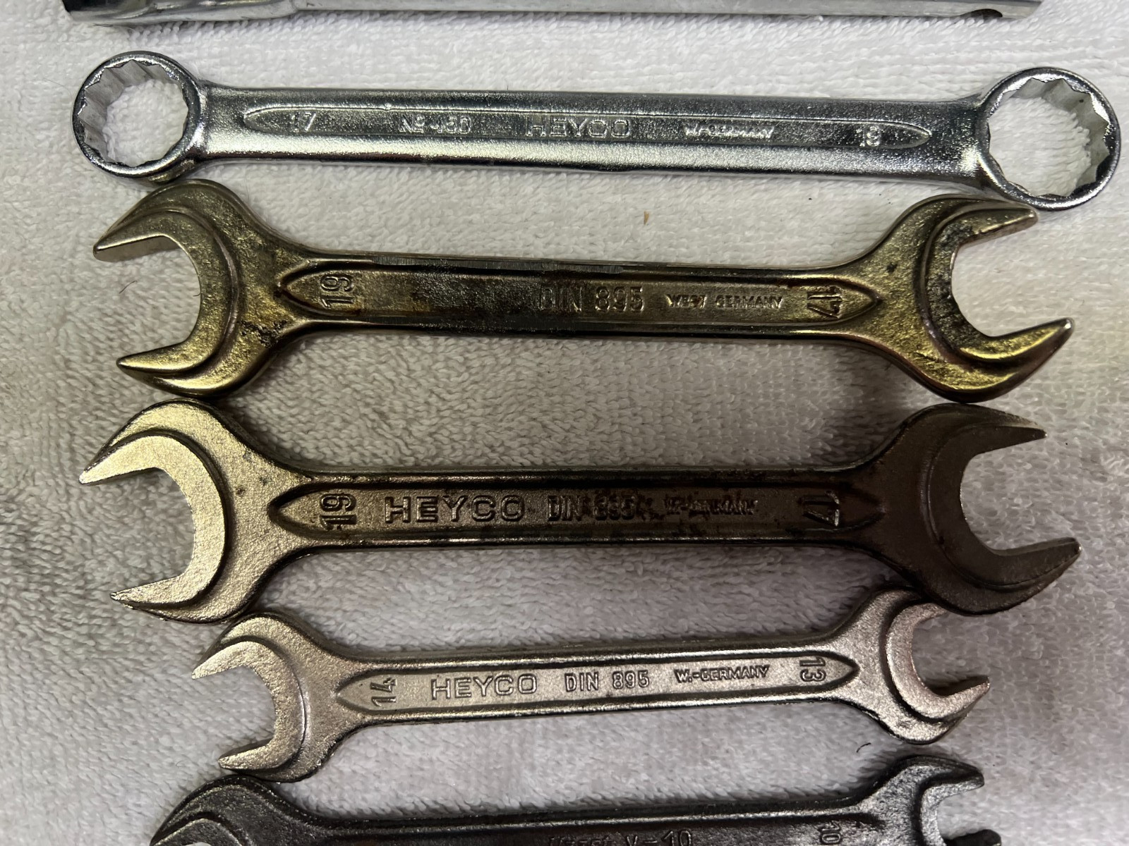 Heyco/Hazet wrenches Metric Multiple styles and sizes lot of 8.5