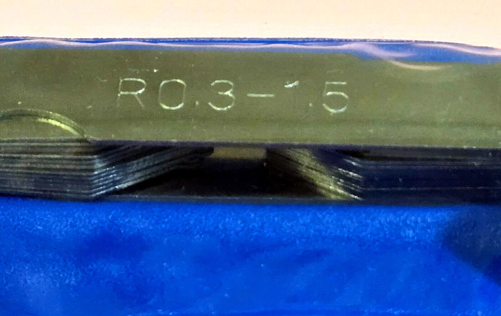 Lot Of 5 Blade Feeler Gauge Metric Spark Plug Gap Tool Asst Sizes Folding
