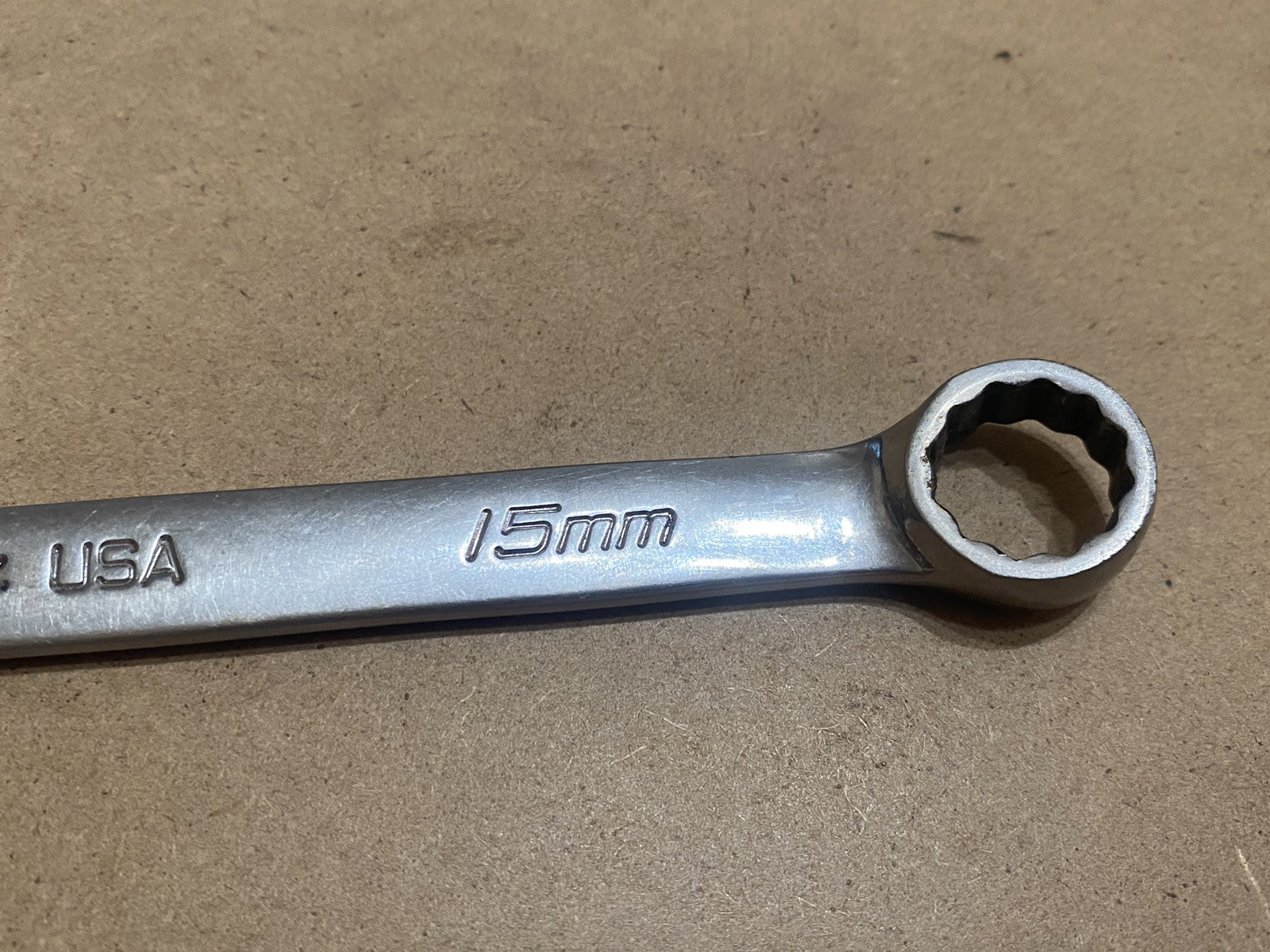 Snap On Tools SOEXM15 15MM Flank Drive Combination Wrench 12 Point