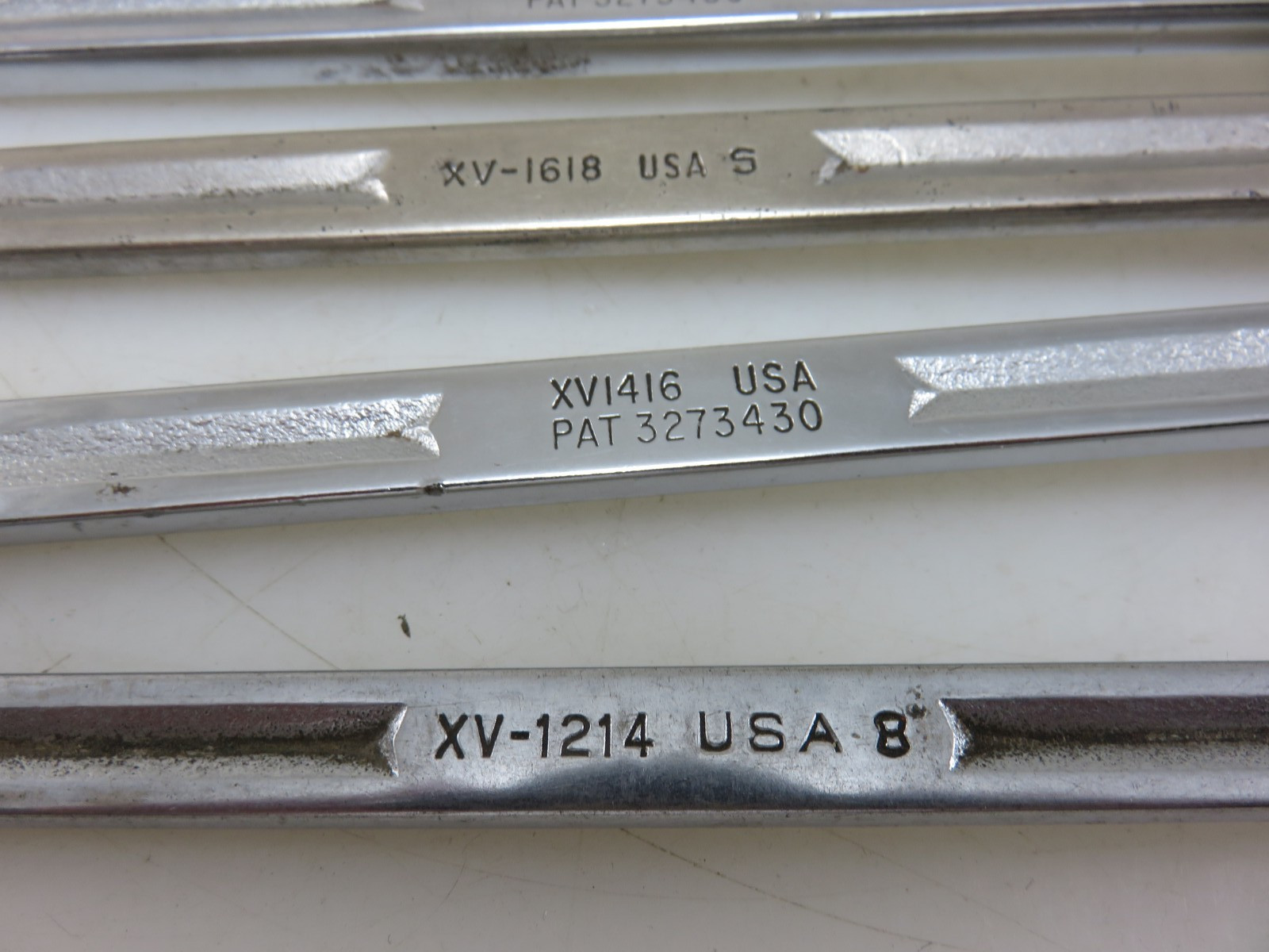 Snap-On XV Series Offset Box End Wrench 10pc Set 3/8″-1 1/4″ *NOT ALL SIZES*