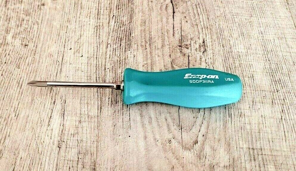 RARE SNAP-ON ™ TOOLS TEAL HARD ACETATE HANDLE SDDP31IRA AWESOME COLLECTOR ITEM