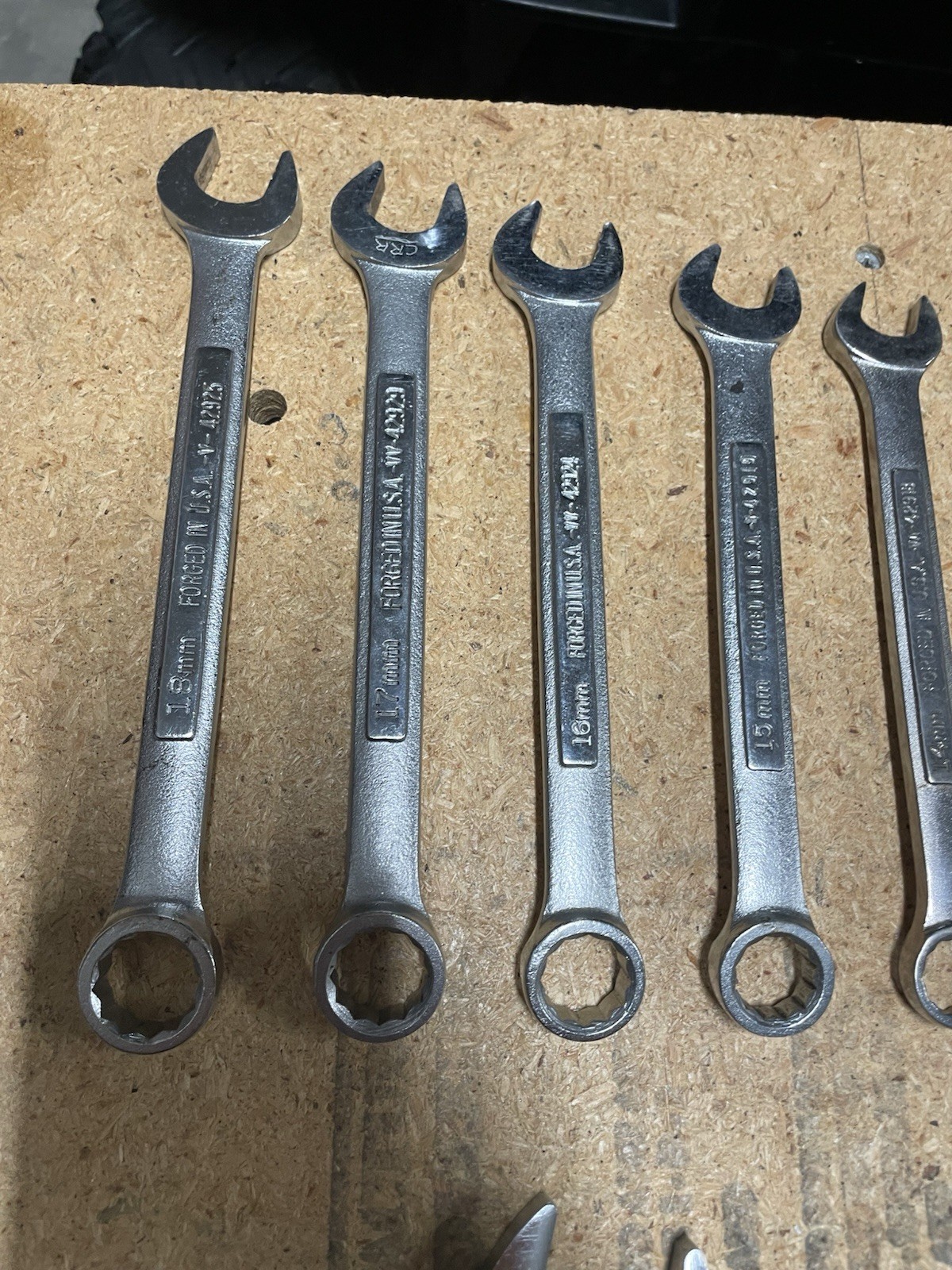 Craftsman USA 20 pc SAE Metric Combination Wrench Sets. Mostly VV 18-8mm 1”-5/16