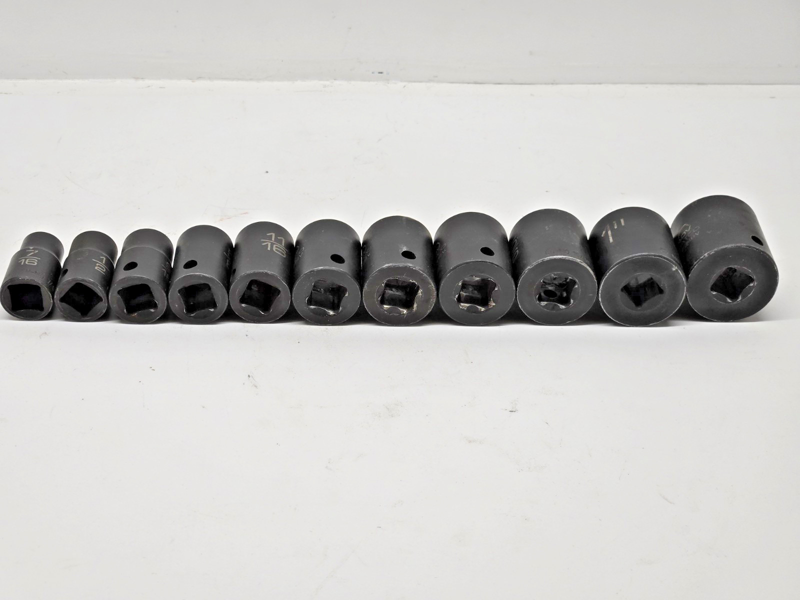 MATCO ADV 11pc. 1/2″ Dr SAE 6 Pt Shallow Impact Socket Set