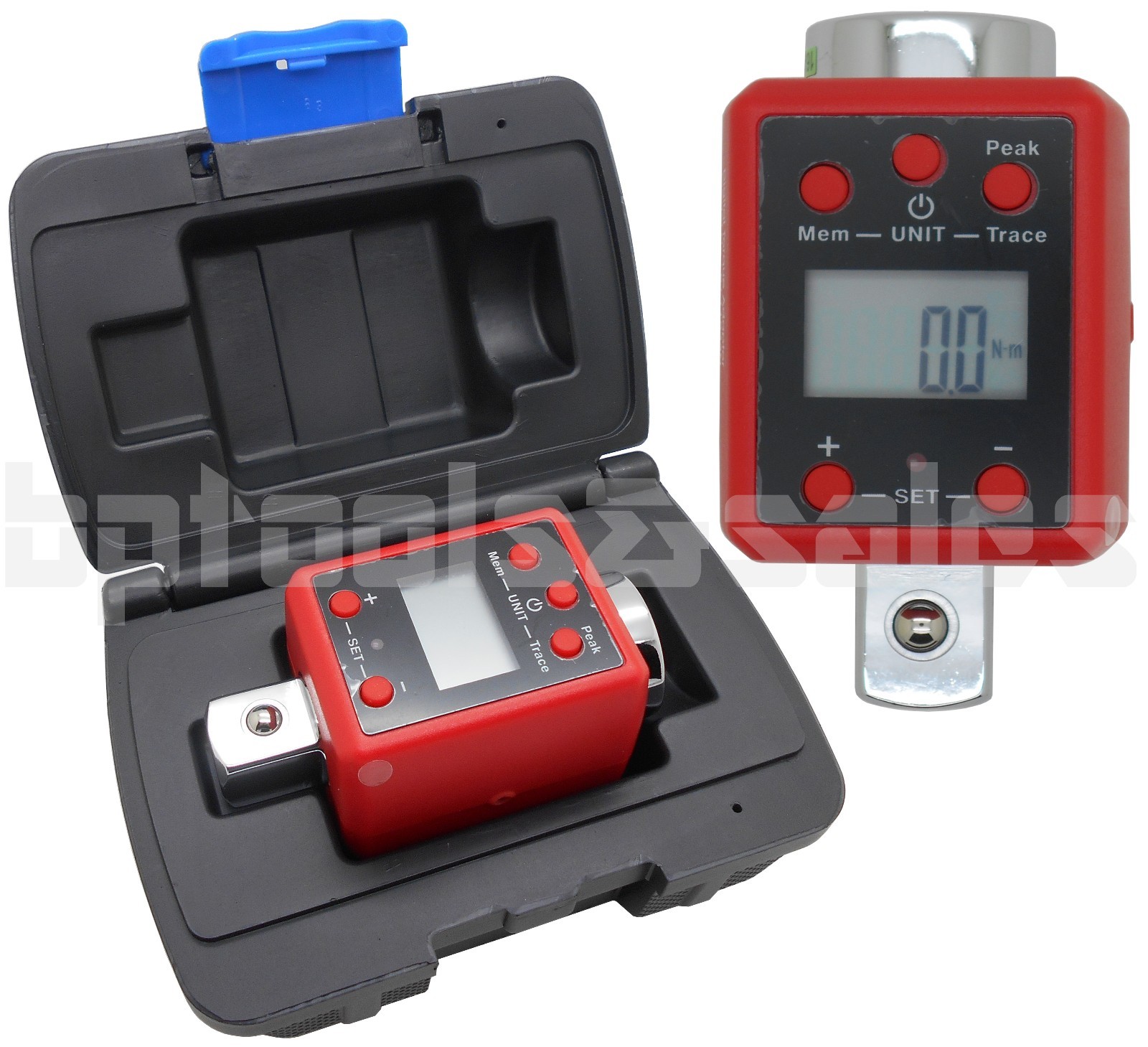 3/4″ DR Digital Torque Wrench Adaptor Micro meter FT/LB LED 738 f/lb Microtorque