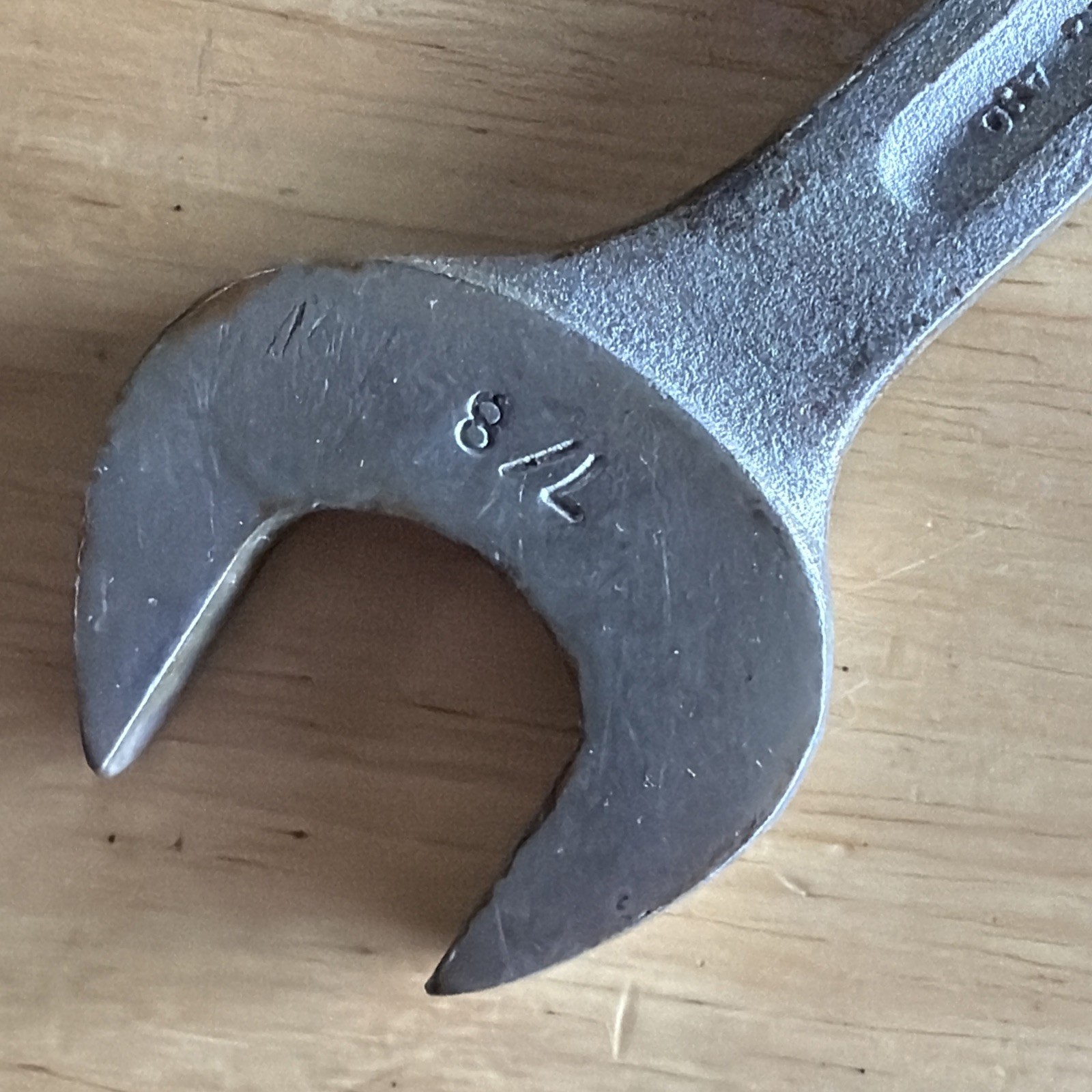 Bonney Tools 7/8″ x 15/16″ Double Open End Wrench E2830 Vintage Made in USA