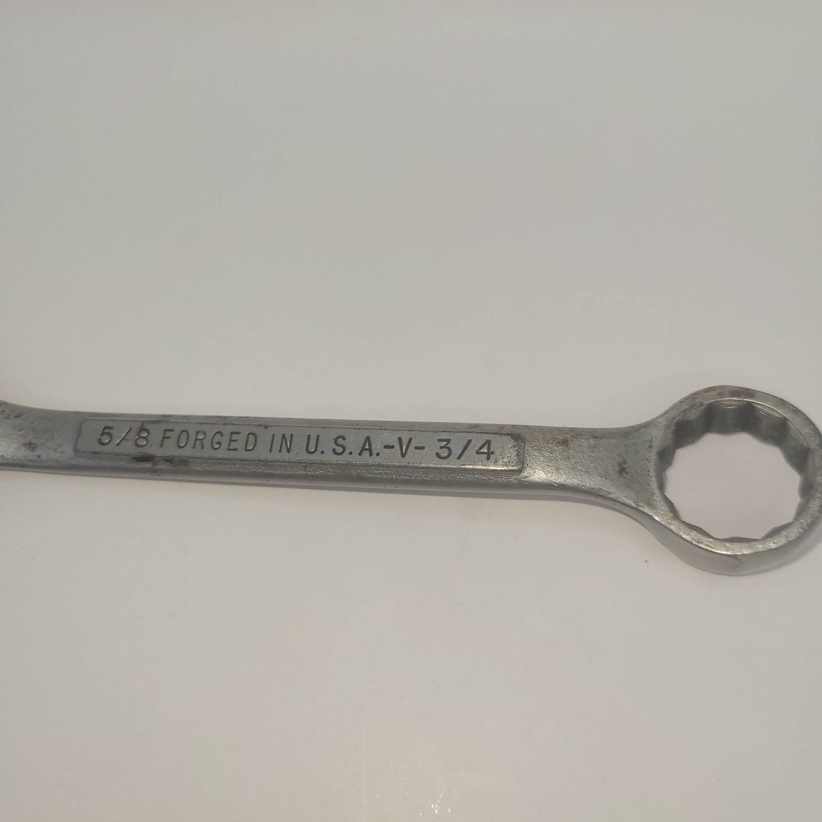 Craftsman 12pt 5/8” X 3/4” wrench 6” long USA –V-
