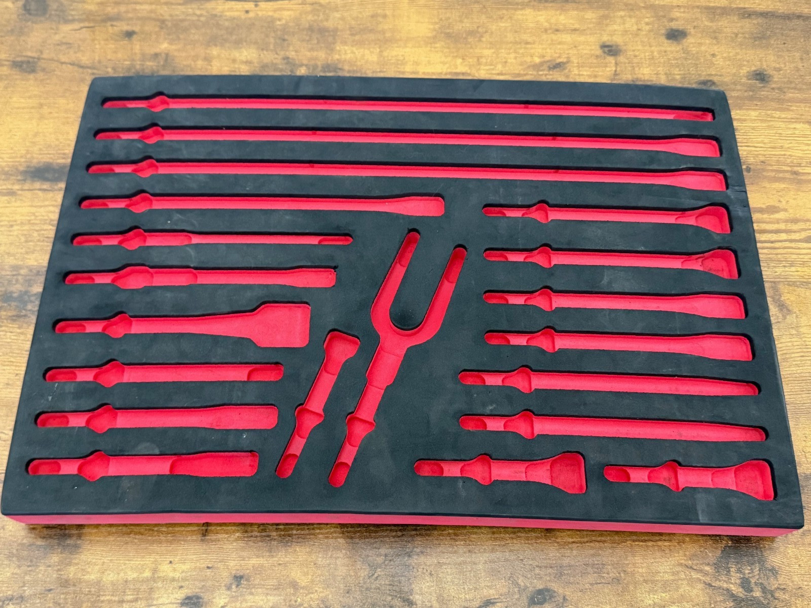 Snap-On Tools NEW RED Foam Organizer Tray ONLY For PHG1020BKFR Air Hammer Bits