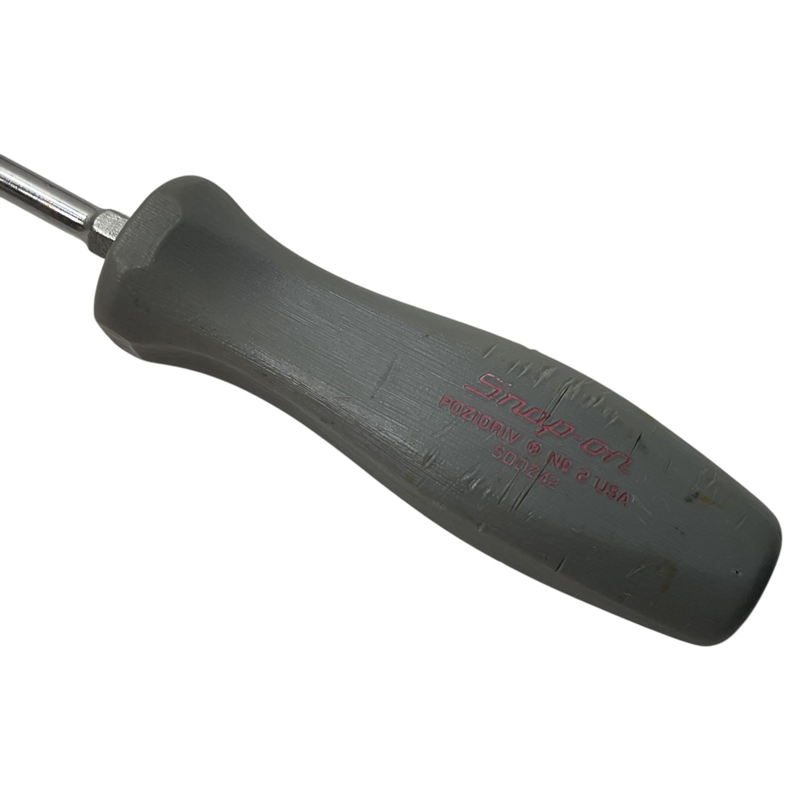 Snap-on Pozidriv Screwdriver #2 SDDZ42 Sold As Pictured Mechanic Tool USA Gray
