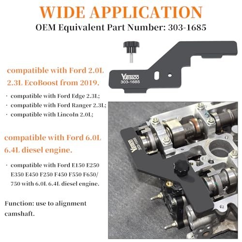 Camshaft Timing Alignment Kit with Crank Sensor Tool for Ford 2.0L 2.3L EcoBoost