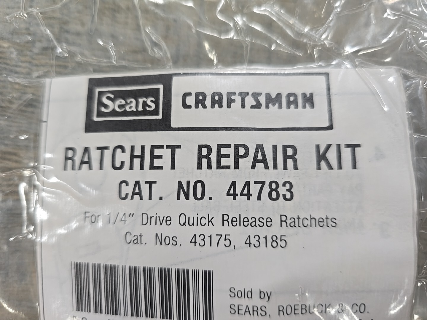 MADE IN USA Craftsman Ratchet Repair Kit 44783 for 1/4 Quick Release 43175 43185