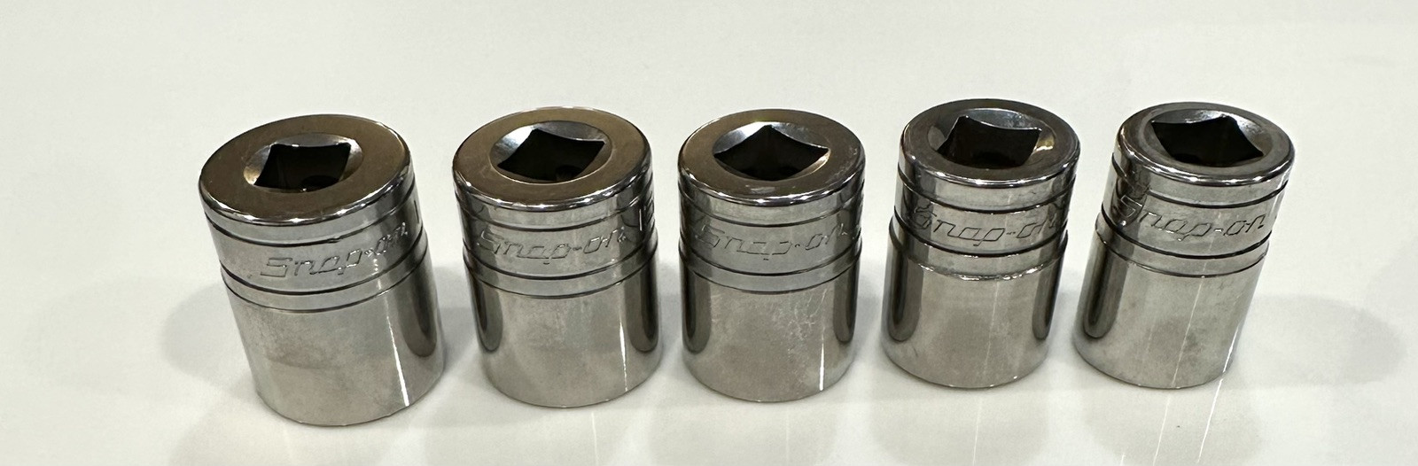 SNAP ON TOOLS Shallow Sockets 1/2” Dr 6pt Set Of 5 TW281,TW261,TW241,TW301,TW321