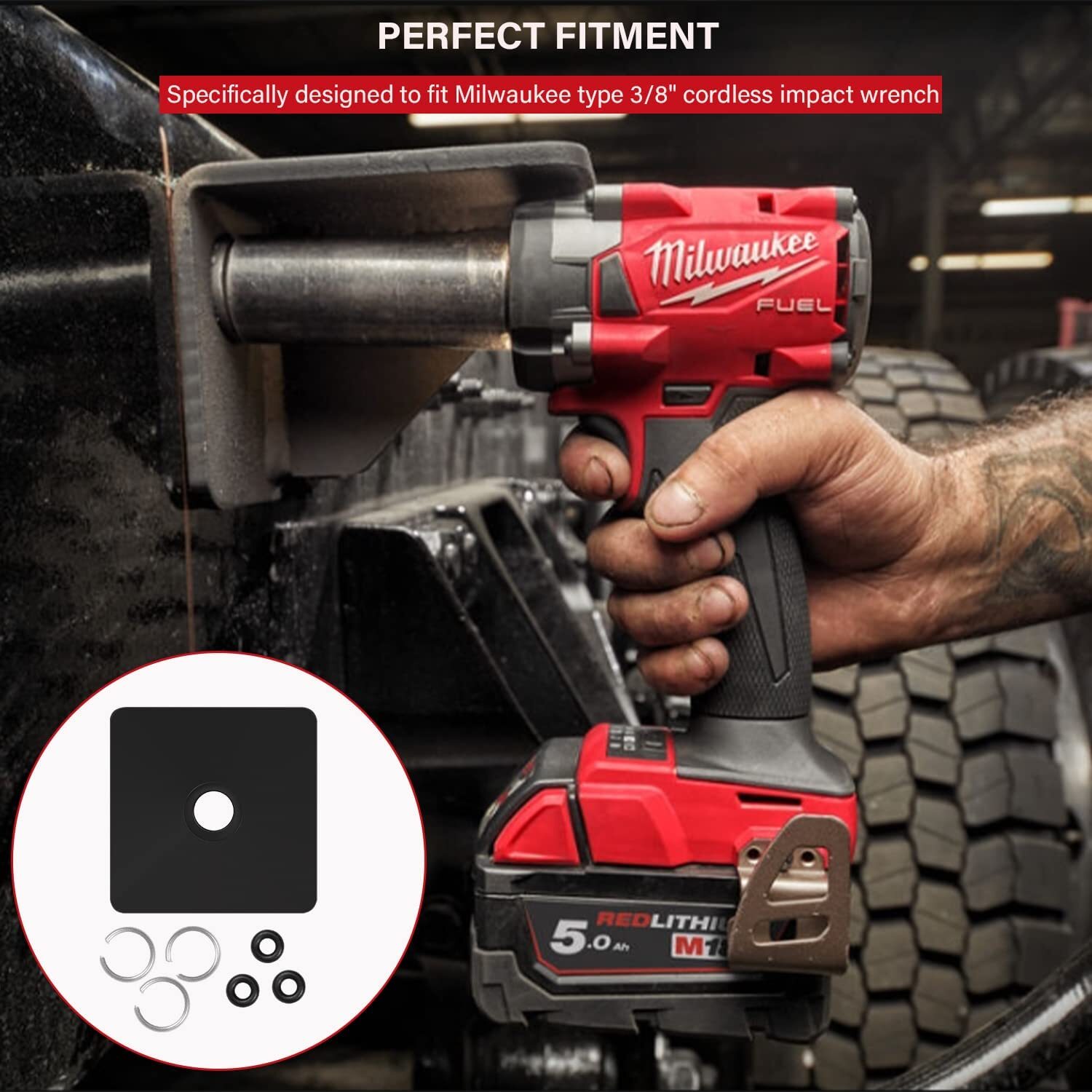 3/8″ Impact Wrench Retaining O C Ring Installation Tool for Milwaukee Brushless