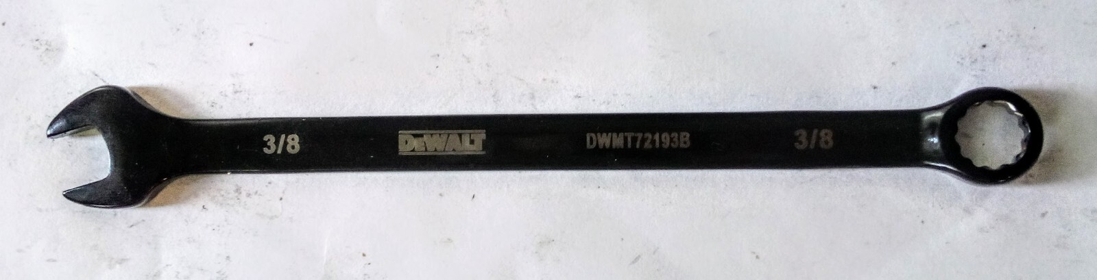 Dewalt  3/8″ Black Chrome Combination Wrench 12pt DWMT72193B, Free USA Shipping