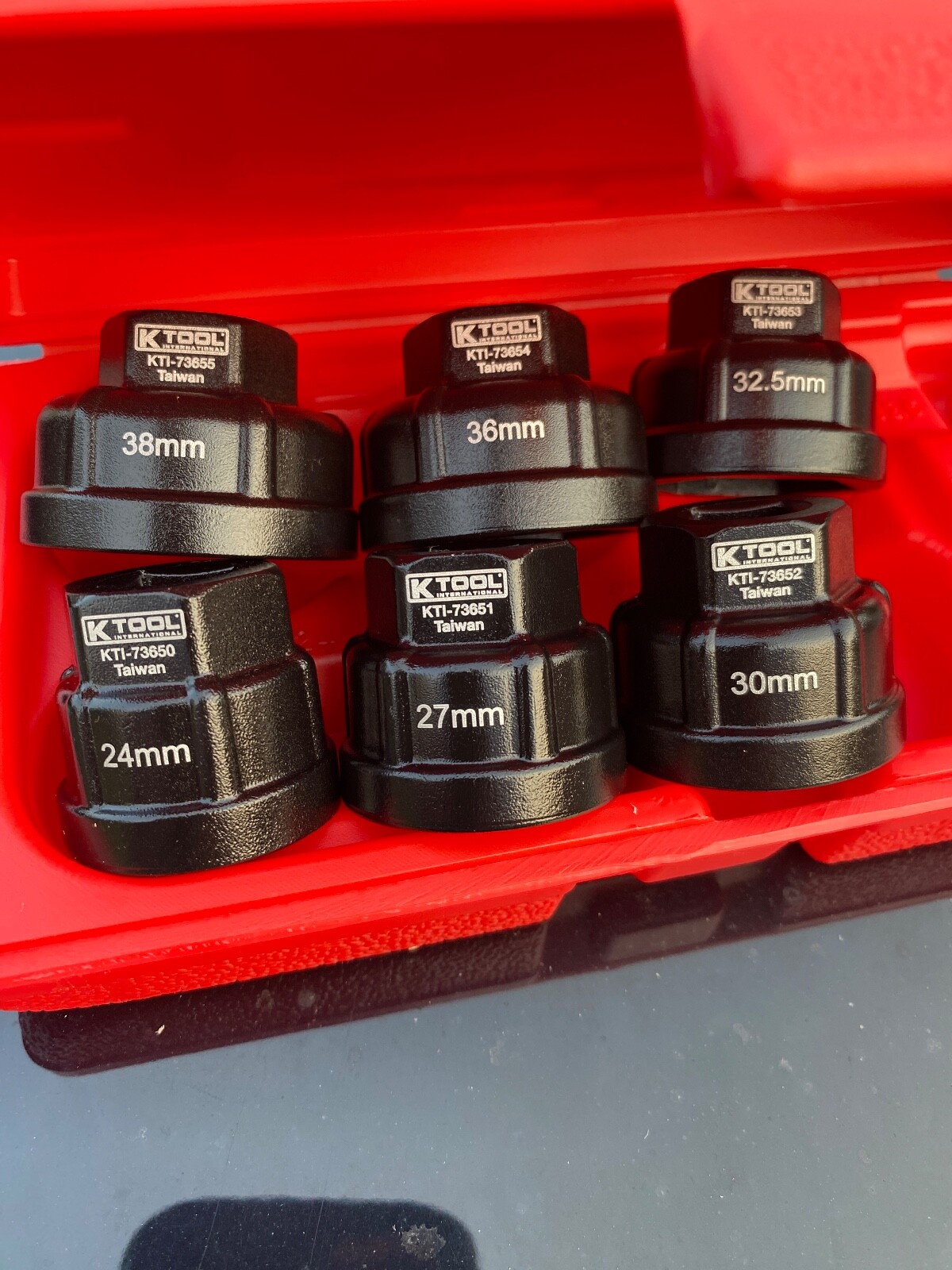 Cartridge Housing Oil Filter Cap Wrench Socket Tool Set 24 27 30 32.5 36 38 mm