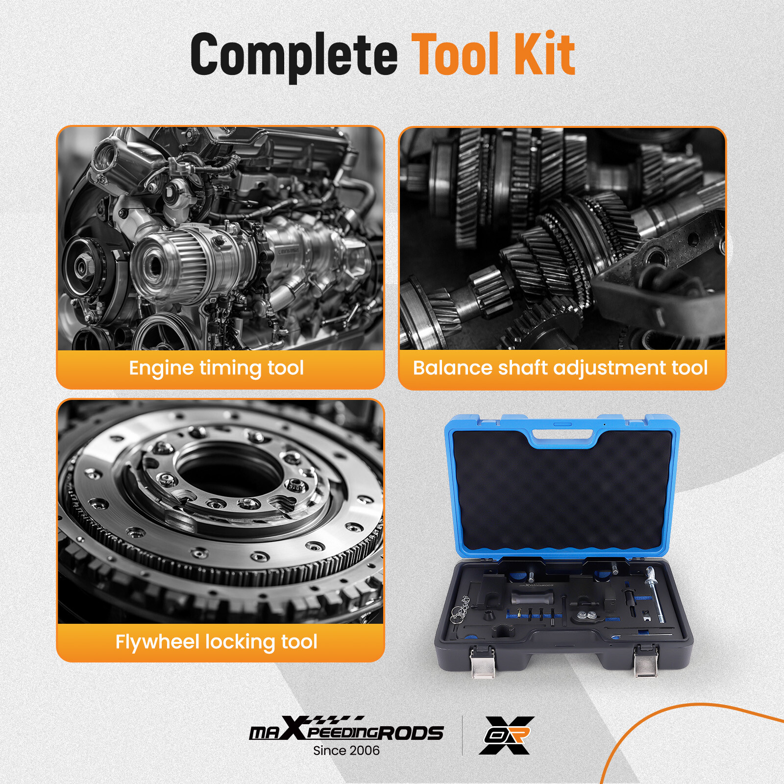 Camshaft Timing Tool Master Kit for BMW N20 N26 X1 X3 320i with Flywheel Holder