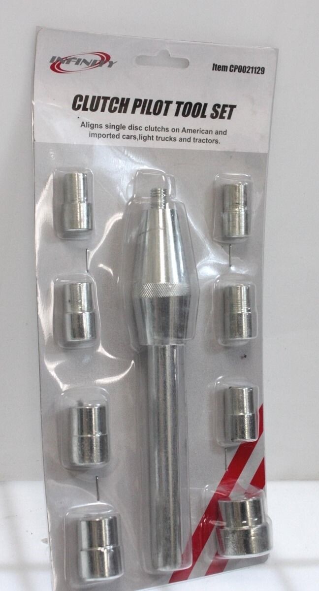 AUTO CLUTCH ALIGNMENT ALIGN DISC PLATE PILOT TOOL SET 8 BEARING ADAPTORS