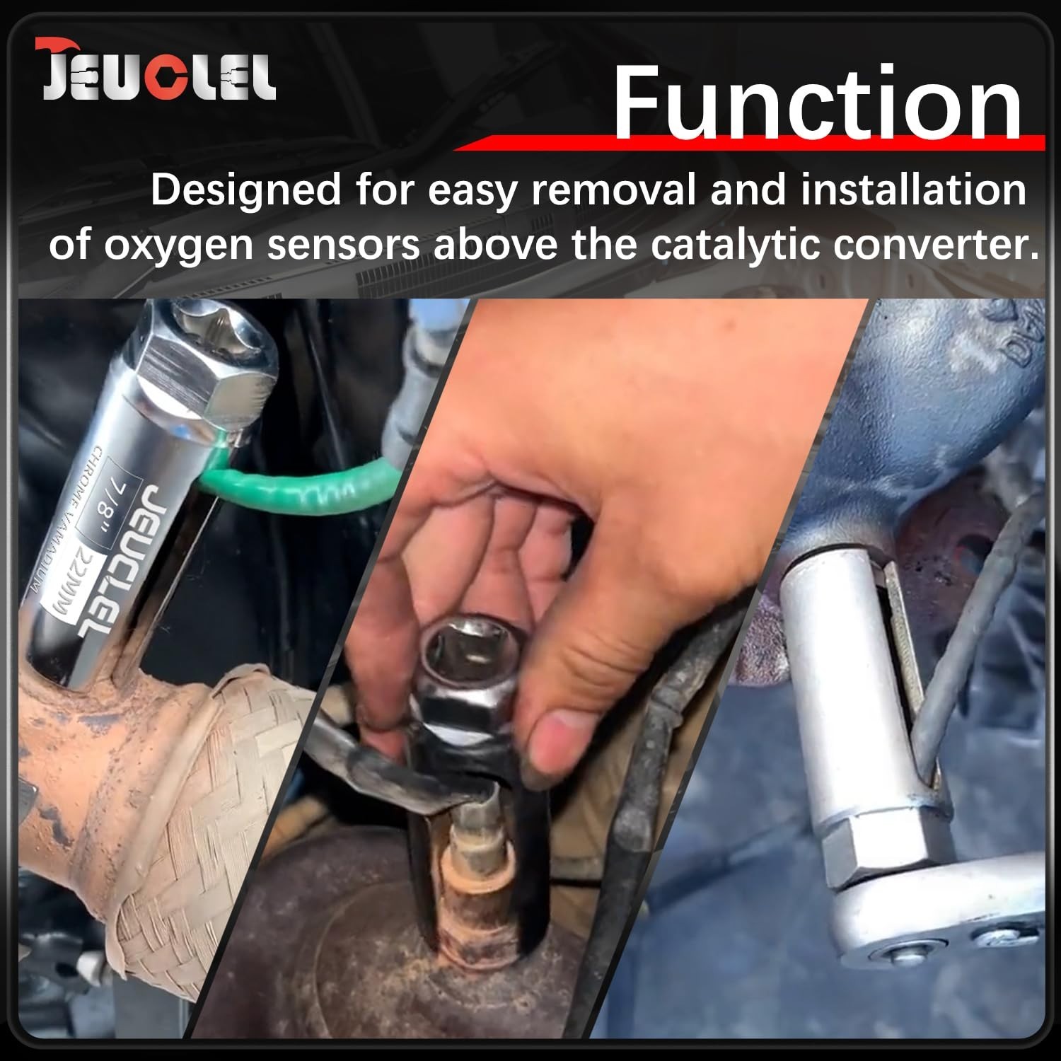 High-Quality 3/8 Inch Drive O2 Sensor Removal Tool – Fits Most Vehicles