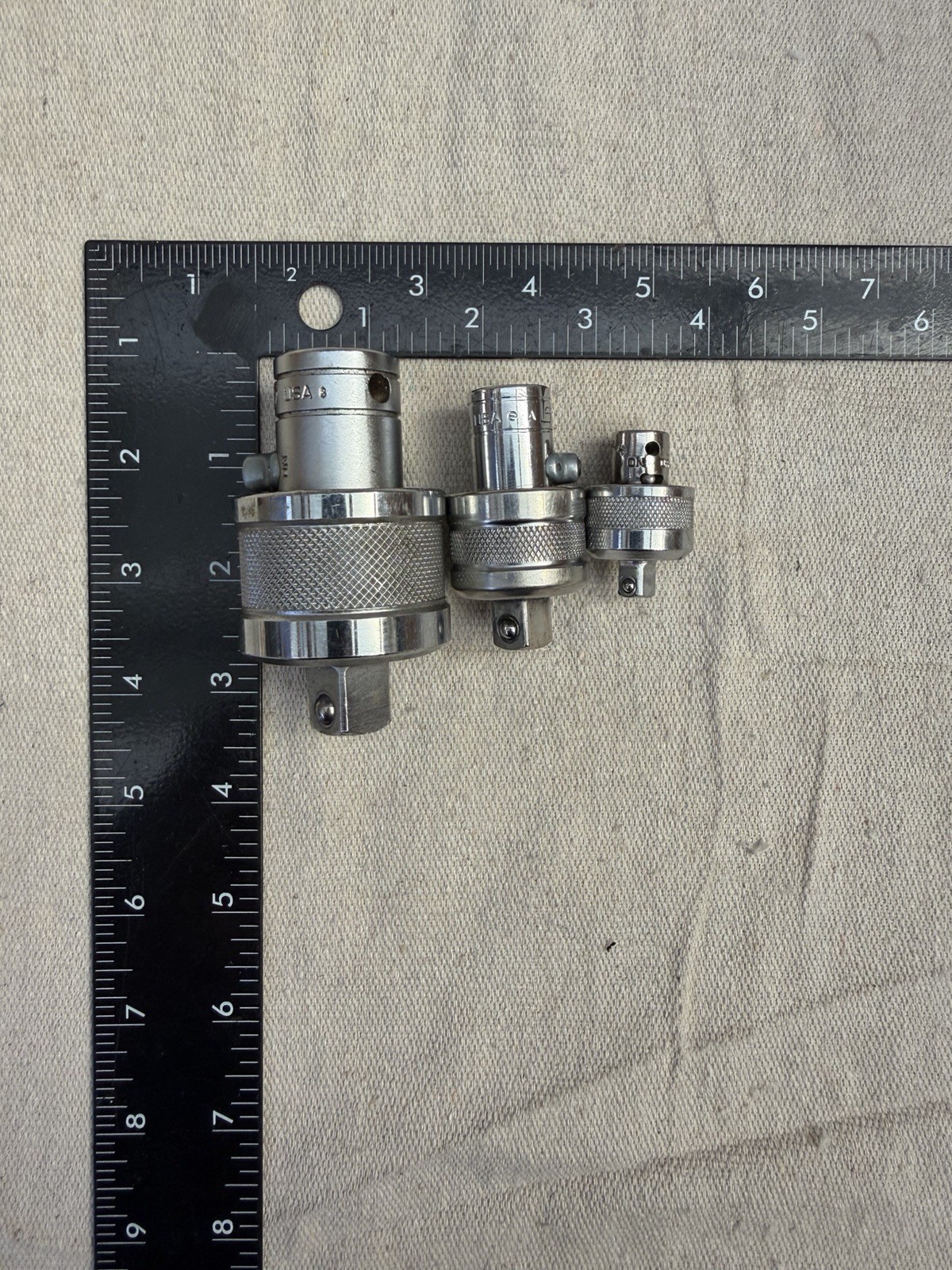 Snap-On TM67A F77A S77 Ratcheting Breaker Bar Adapter Set 1/4 3/8 1/2 USA