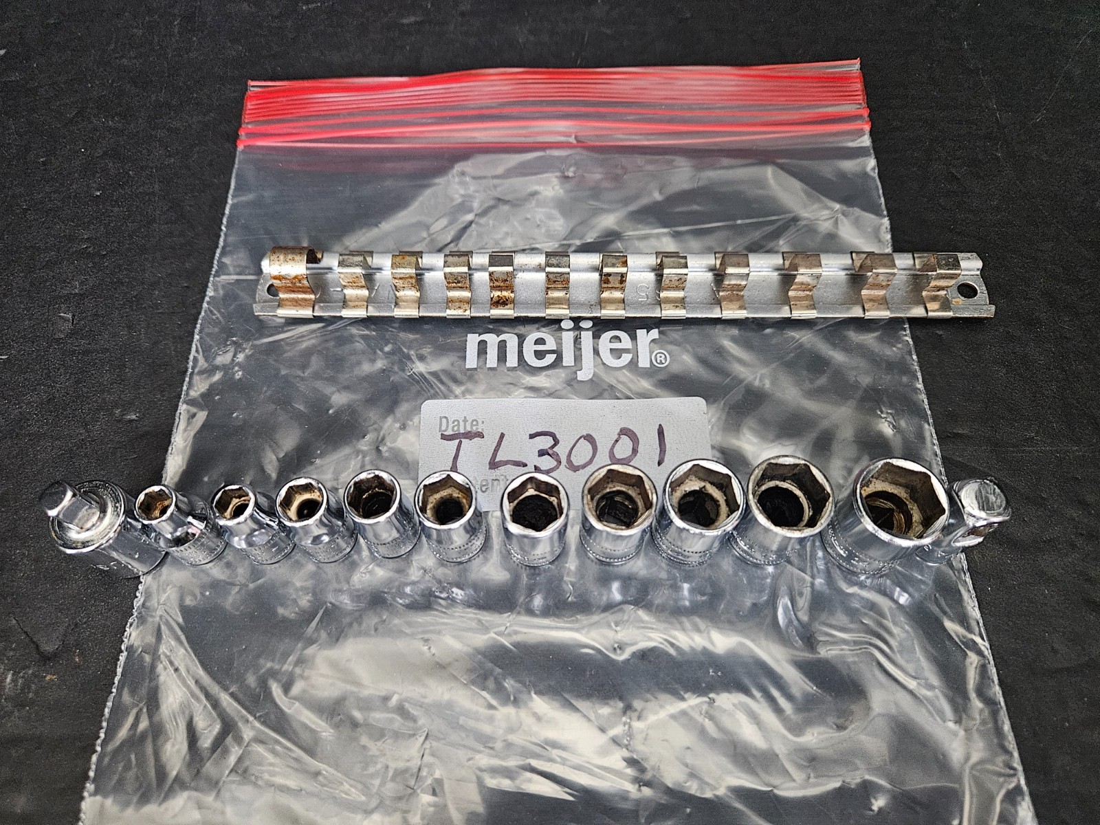 SNAP ON #TMM SERIES METRIC 5.5MM-14MM 12 PC 1/4″ DRIVE 6 PT SOCKET SET (TL3001)