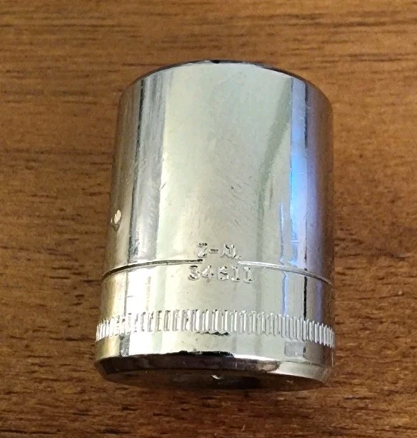 Craftsman Z-AL 14mm Socket 6 Point 1/4″ Drive 34611 Easy Read (Stamped & Etched)