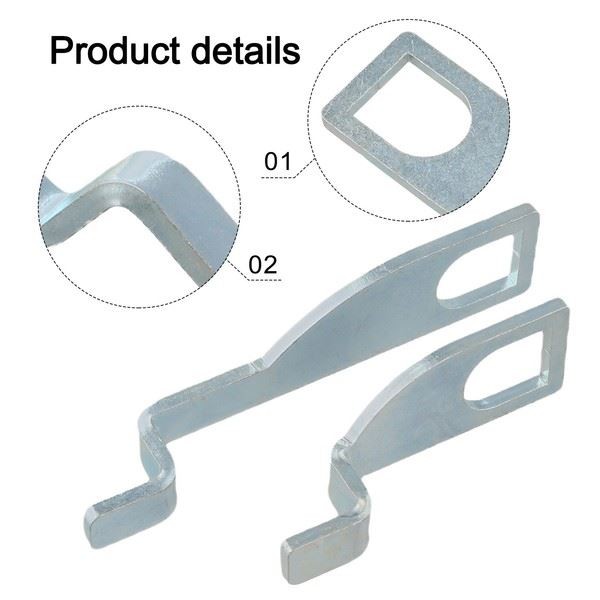Car Tailgate Bracket Extension for T5 For T6 2 Stainless Steel Hooks 10cm 15cm