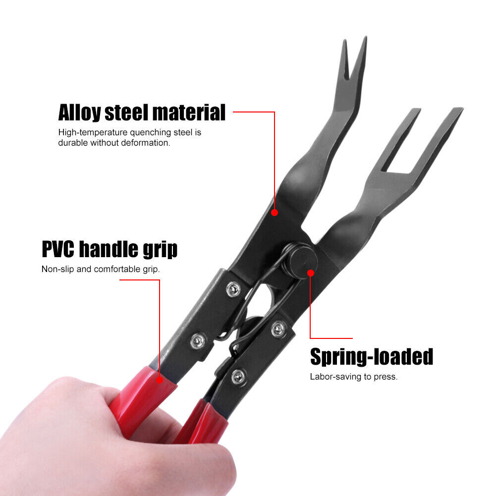 Car Door Panel Trim Clip Removal Tool Fastener Pliers -Headlight Repair Door USA