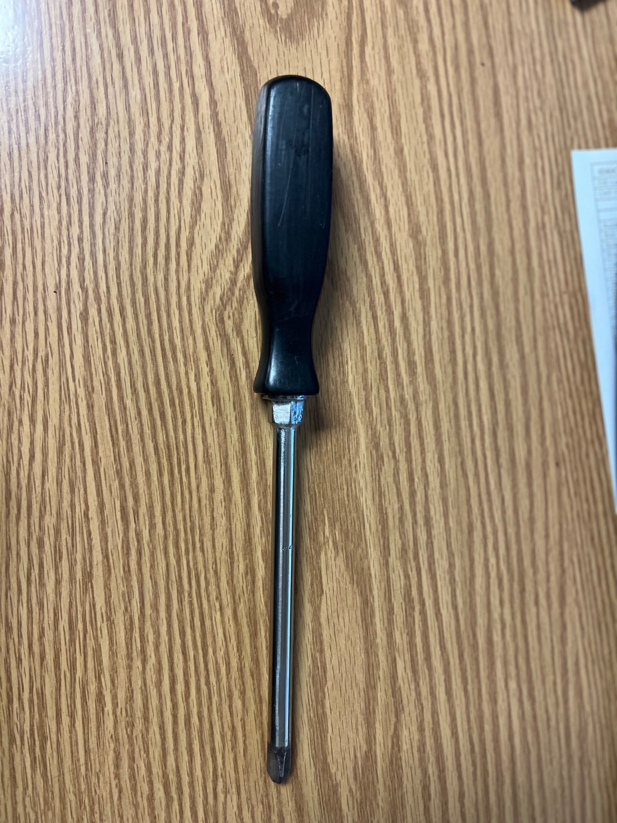 SNAP ON SSDP64 NO4PT PHILLIPS SCREWDRIVER WITH HARD BLACK HANDLE – LOC#86