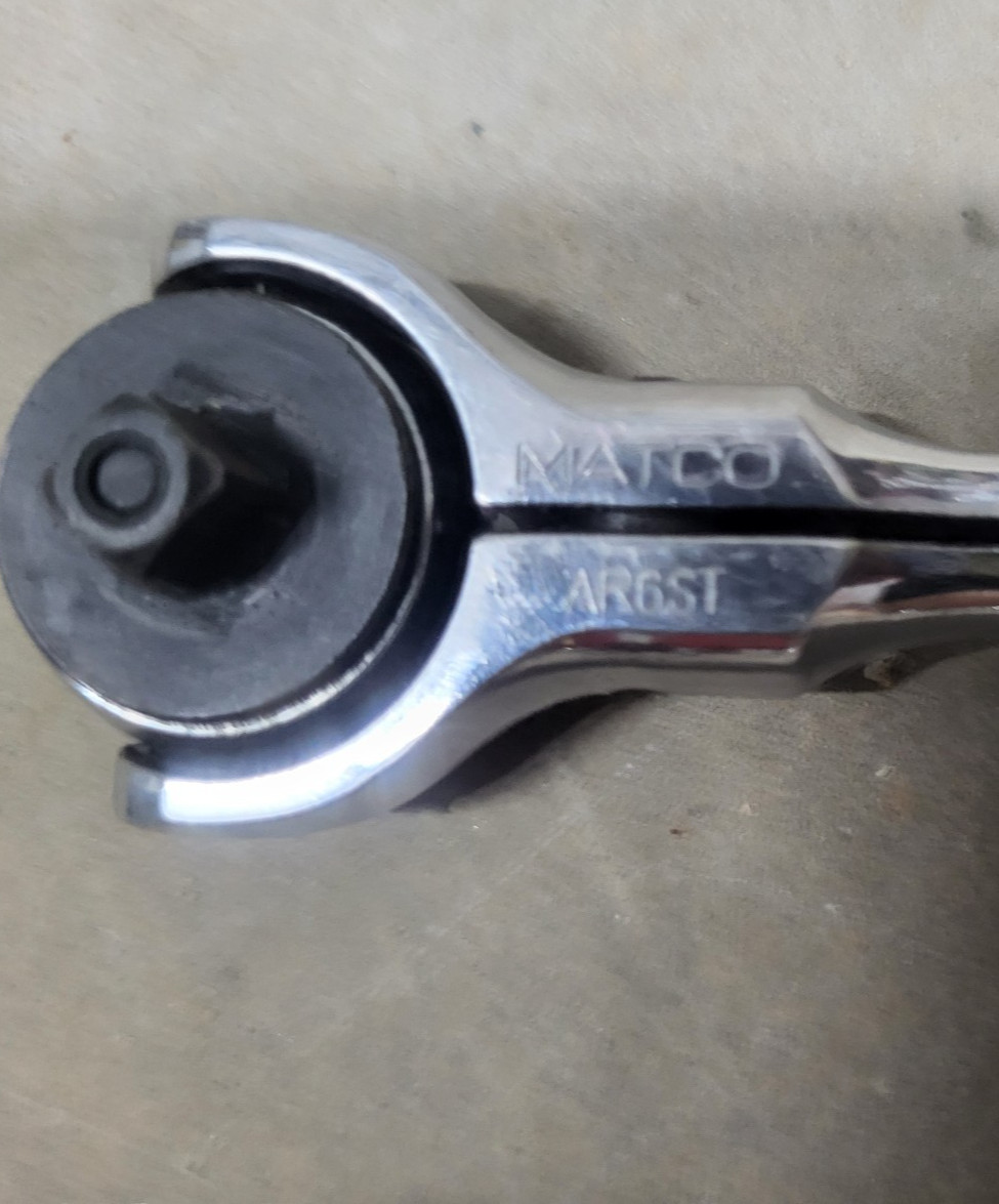 MATCO AR6STA – 1/4″ DRIVE ROUND SWIVEL HEAD QUICK RELEASE 6″ CHROME RATCHET