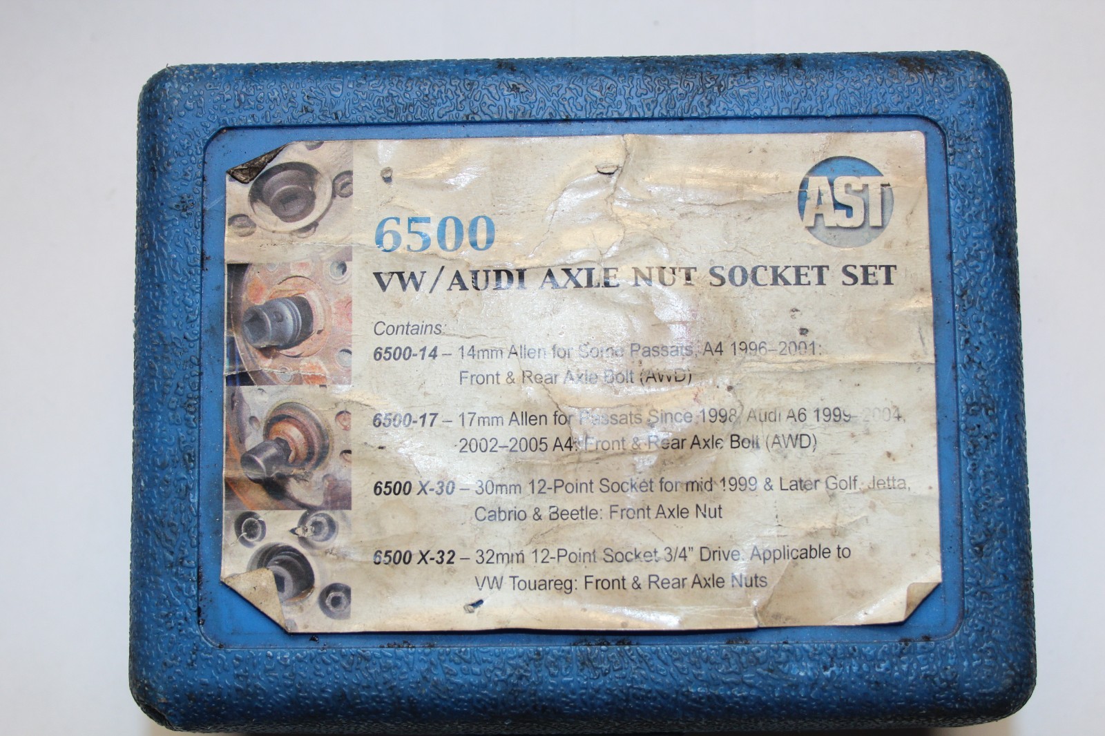 AST 6500 VW/Audi Axle Nut Socket 4-Piece Set