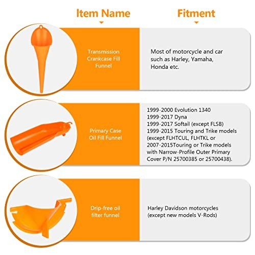 Oil Filter Wrench & Change Kit: Crankcase Fill, Drip-Free Filter, Funnel & O-Rin