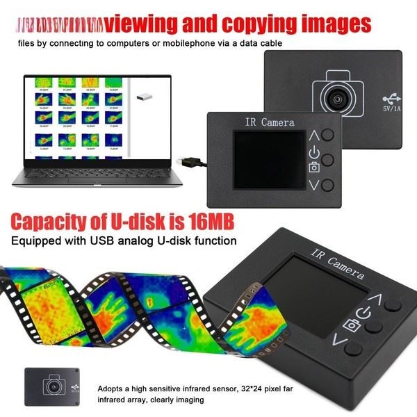 Infrared Camera Non-contact Meter Type-C 5V/1A Power Port Works ≥4 Hours