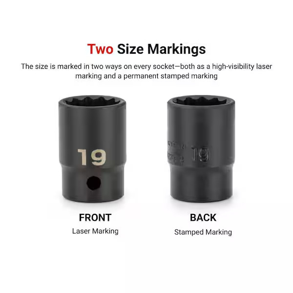 1/2 Inch Drive X 1-7/8 Inch 6-Point Impact Socket