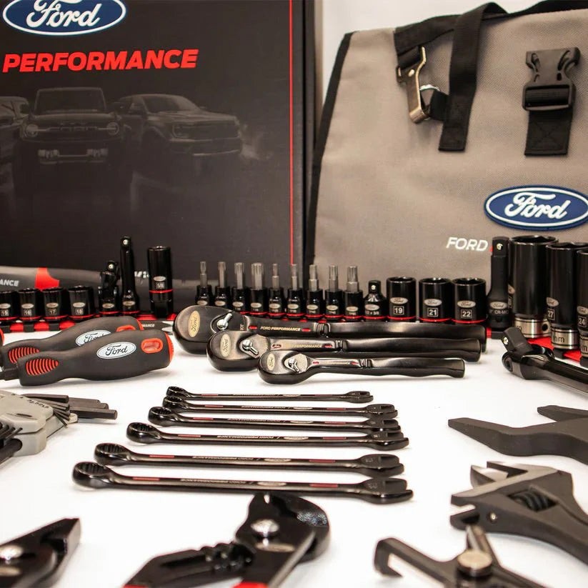Ford Performance SVT Truck OEM 122pc Repair Tool Kit w/ Tri-Fold Storage Case