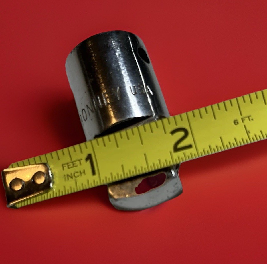 Bonney 4298 USA 1/2″ F to 3/4″ M Drive Socket Adapter Vintage